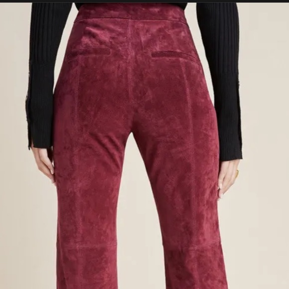 NWOT Anthropologie Carson Suede Bootcut Trousers Z185-13 - Picture 5 of 5